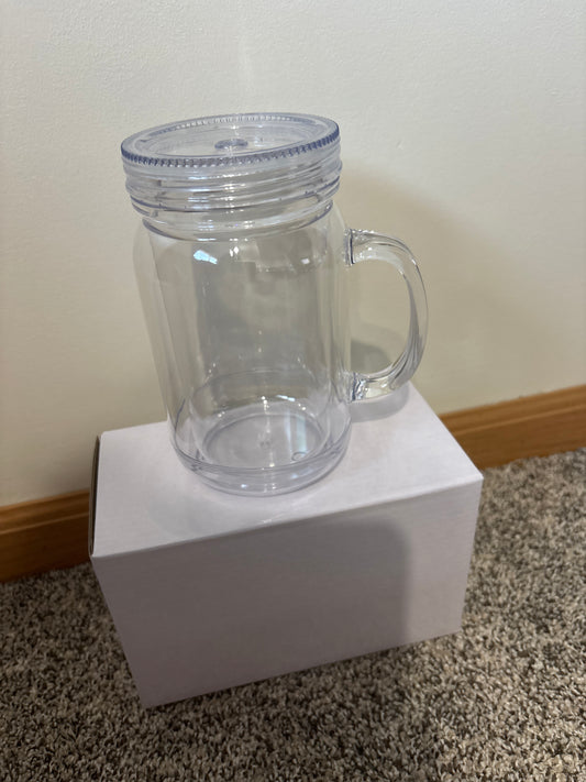 20oz Handle Acrylic Mug