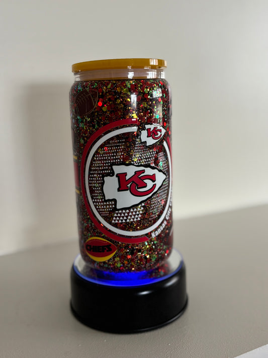 16oz - Kansas City Chiefs Glass (Ready to ship!)