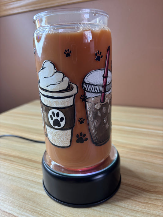 16oz Dog Mom 🐾 Coffee Flow Tumbler (Ready to Ship!)